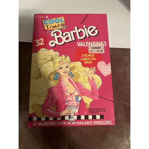 Vintage Cleo Barbie Cool Times Valentines Day Cards New Box Of 32 1989